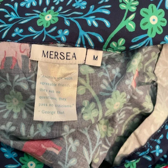 OVER THE COTTON MOON PAJAMA SET - ELEPHANT GARDEN SET - Picture 8 of 9